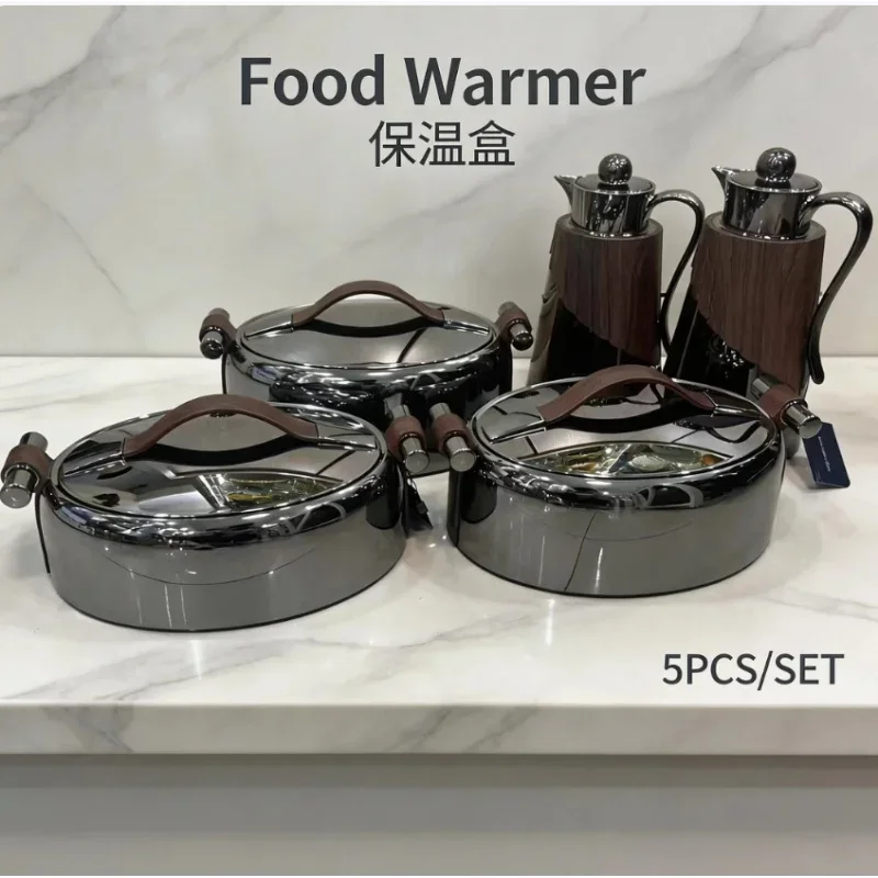 Best-selling insulated lunch box with pot set 5PCS SET Insulated tableware and insulated box