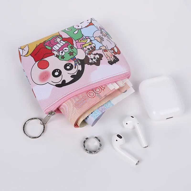 3 zufällig ausgewählte neue Crayon Shin-chan Cartoon-Taschen, Geldbörsen, einfache Brieftaschen für Männer und Frauen, Studenten, schnelle Lieferung – Detail 2
