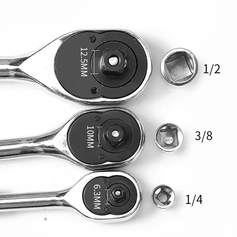 1pcs 1/4" 3/8" 1/2" Female To Male Drive Sockets Spanner Converter Wrench Adapter Part Socket Wrenches Hand Tools Accessory