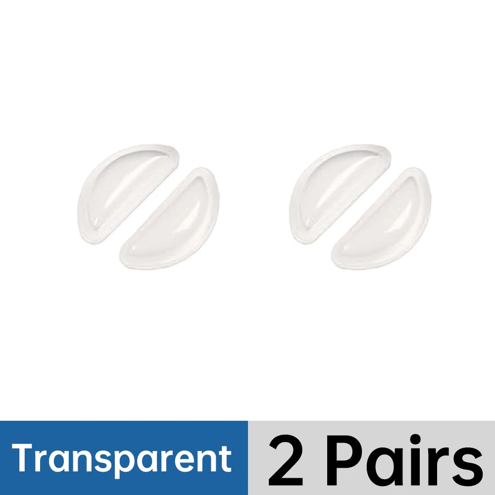 4/10 Stück Nasenstützpolster aus Silikon, transparente Augenpolster-Aufkleber für Brillen, rutschfeste Nasenpads für Ray-Ban Meta Wayfarer