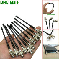1/2/4/10Pcs UHF 1/4 Wave Antennas Q9 BNC Connectors for Shure Series Wireless Receiver
