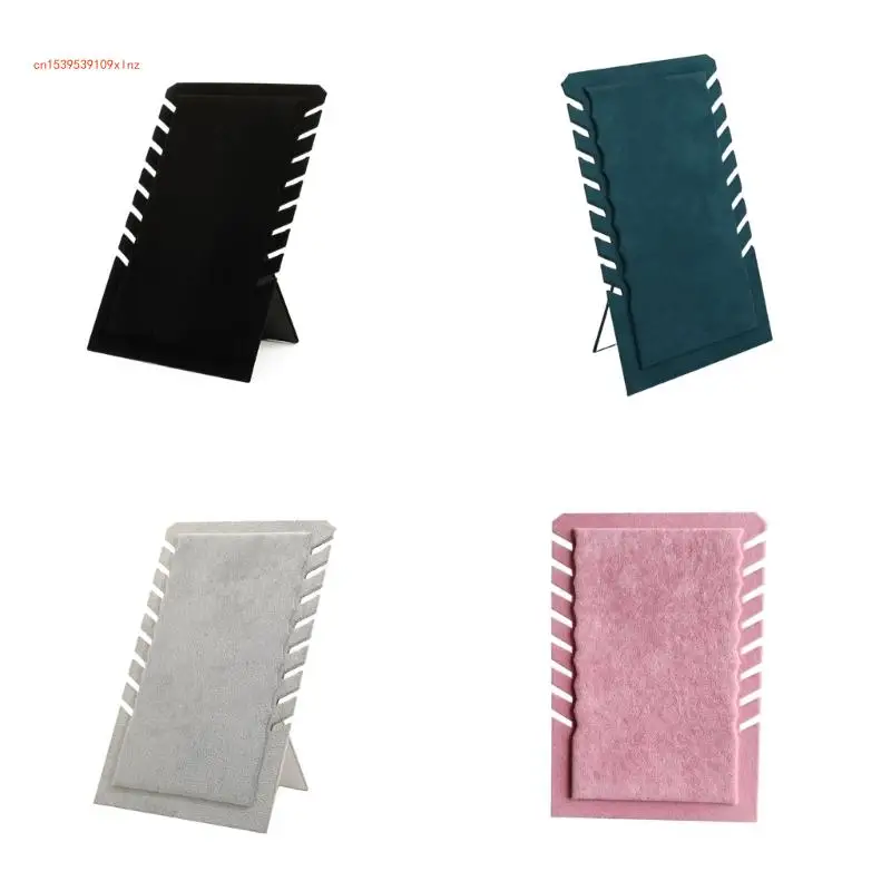 Portable Flannel Necklace Display Stand Multifunctional Jewelry Display Stand Holder For Organizing Necklaces At Homes