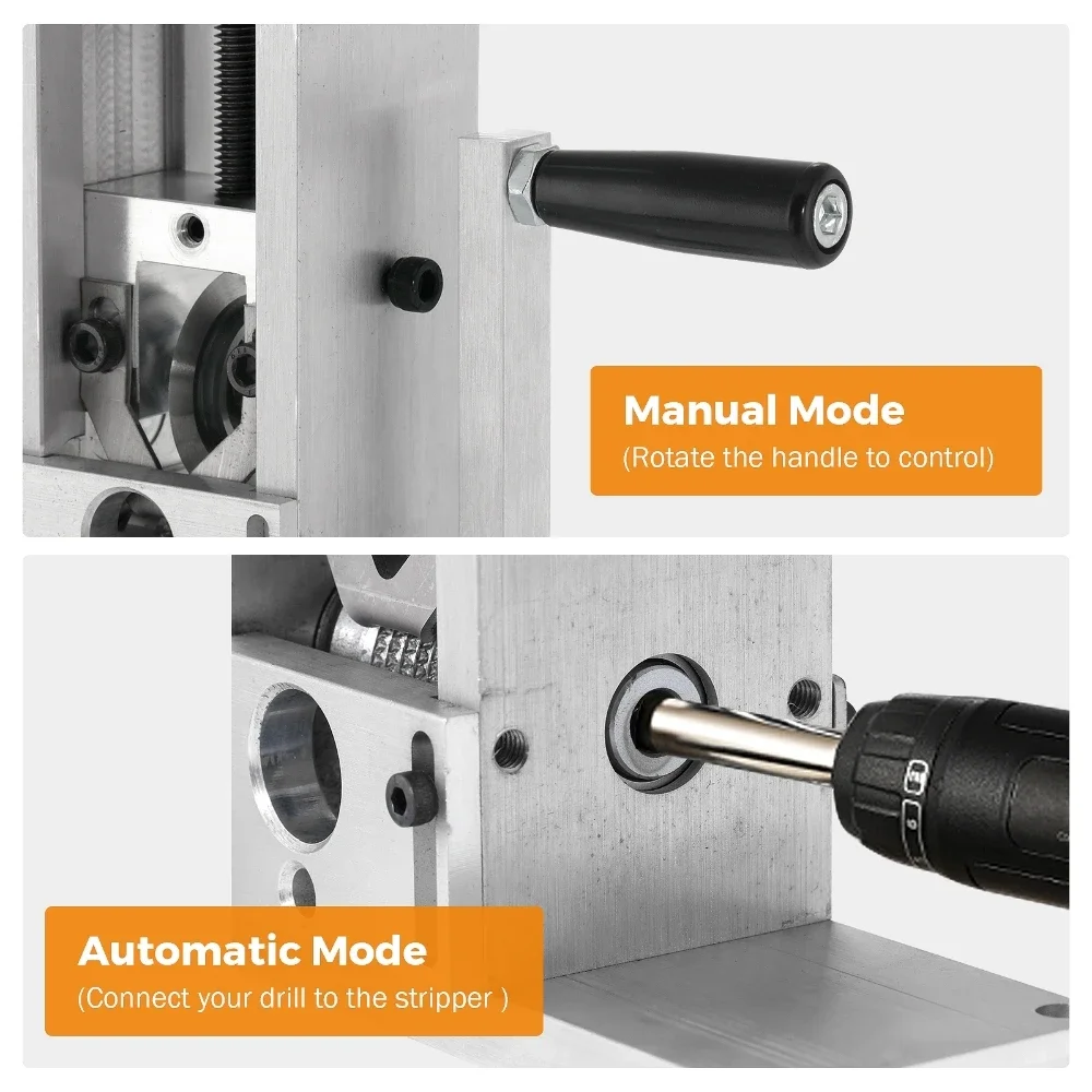Imagem -06 - Máquina Manual de Descascar Fios de Liga de Aço Sucata de Cabo de Cobre Reciclagem de Cabo Descascador para Cabo de 170 mm de Diâmetro