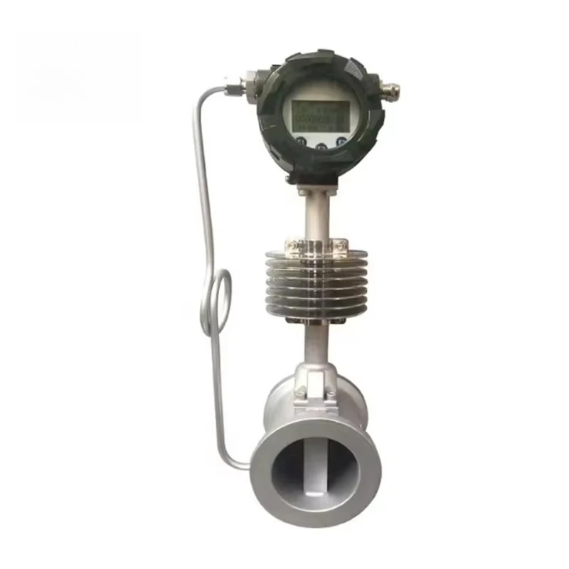 

50mm Digital Intelligent Stainless Steel Steam Vortex Air Flow Meter Competitive Price for Vapor Compressed Flow Sensor