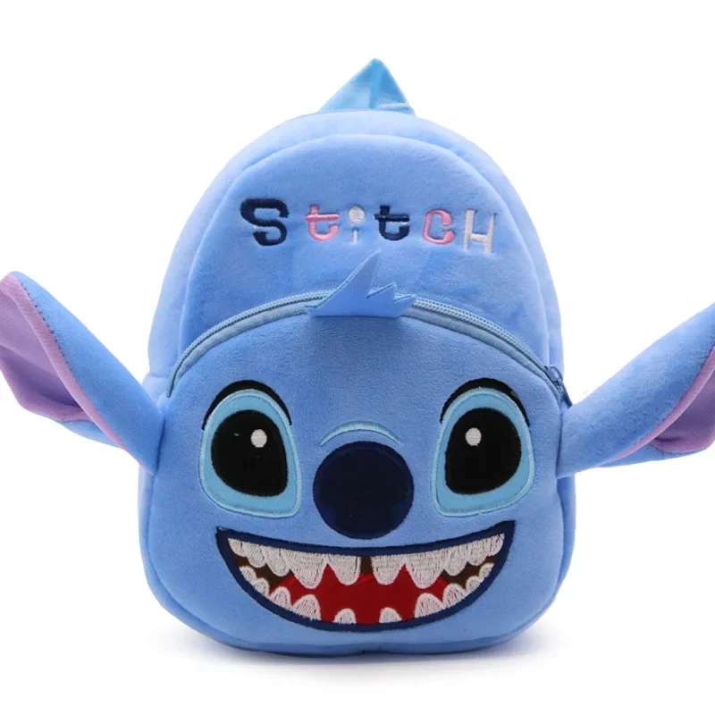 Disney Anime Stitch Plush Backpack Stuffed Toy Mini Cute Adult Decorative Bag Children Cartoon School Bag Gifts School Backpacks