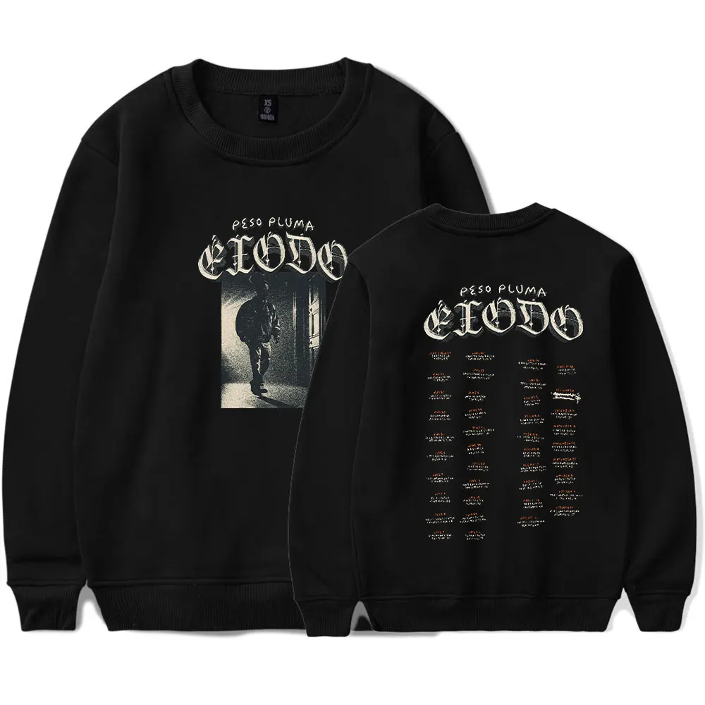 

Peso Pluma Exodo Tour 2024 Sweatshirt Man/Woman Streetwear Fashion Clothes Long-Sleeved HipHop Hoodie Streetwear