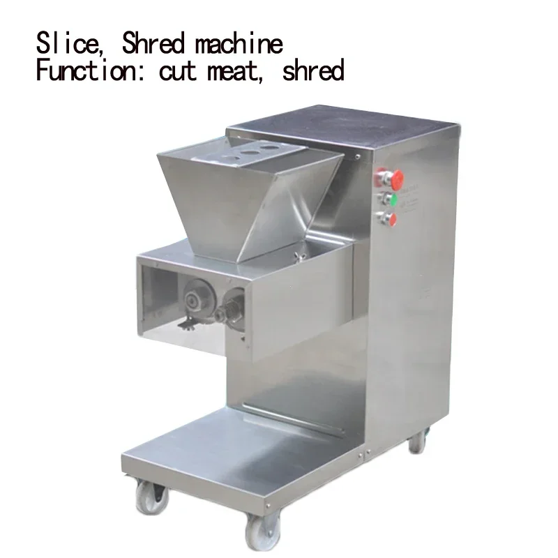 

800kg/h Meat Cutting Meat Slicer Machine Electric Meat Slicer Vegetable Dish Machine 110/220V 750W 1pc