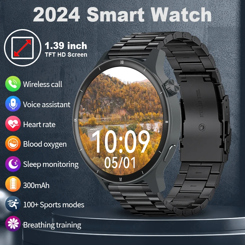 LIGE 3D Dynamic Dial Smart Watch Women Men Bluetooth Call Watches Sports Fitness Bracelet Female Health Smartwatch Lady 2025 New