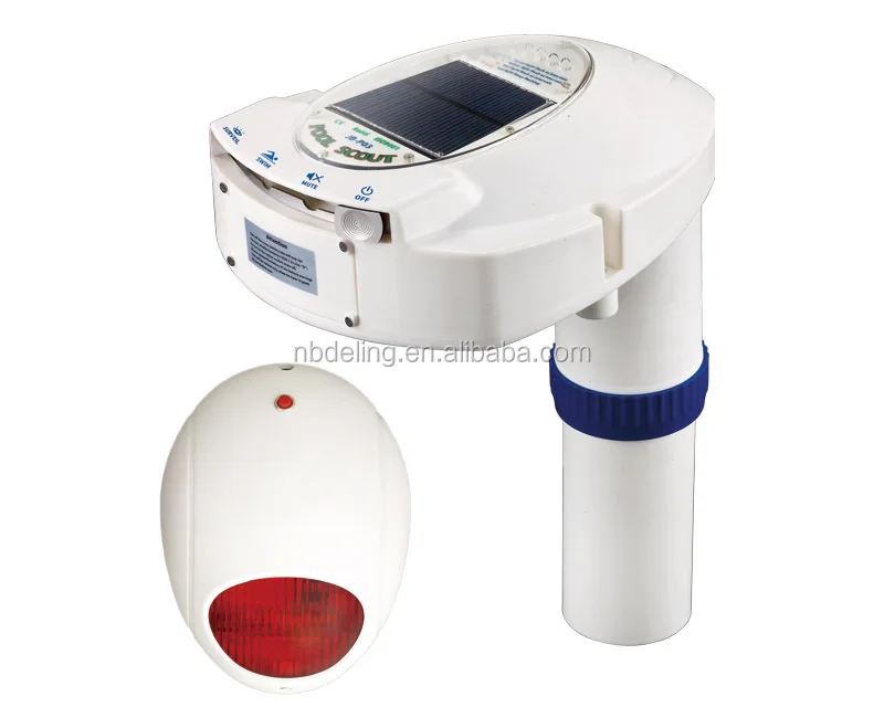 SWIMMING POOL ALARM WITH SOLAR BATTERY FOR SWIMMING POOL