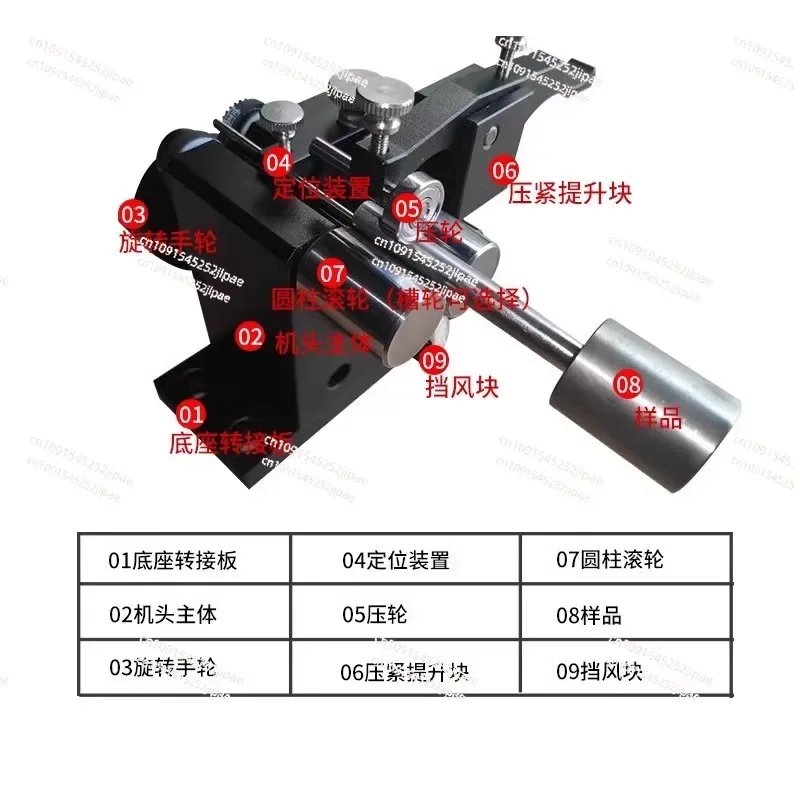 Concentric degree measuring instrument Head coaxial degree tester Yaw check Find positive circular axis circular runout detector