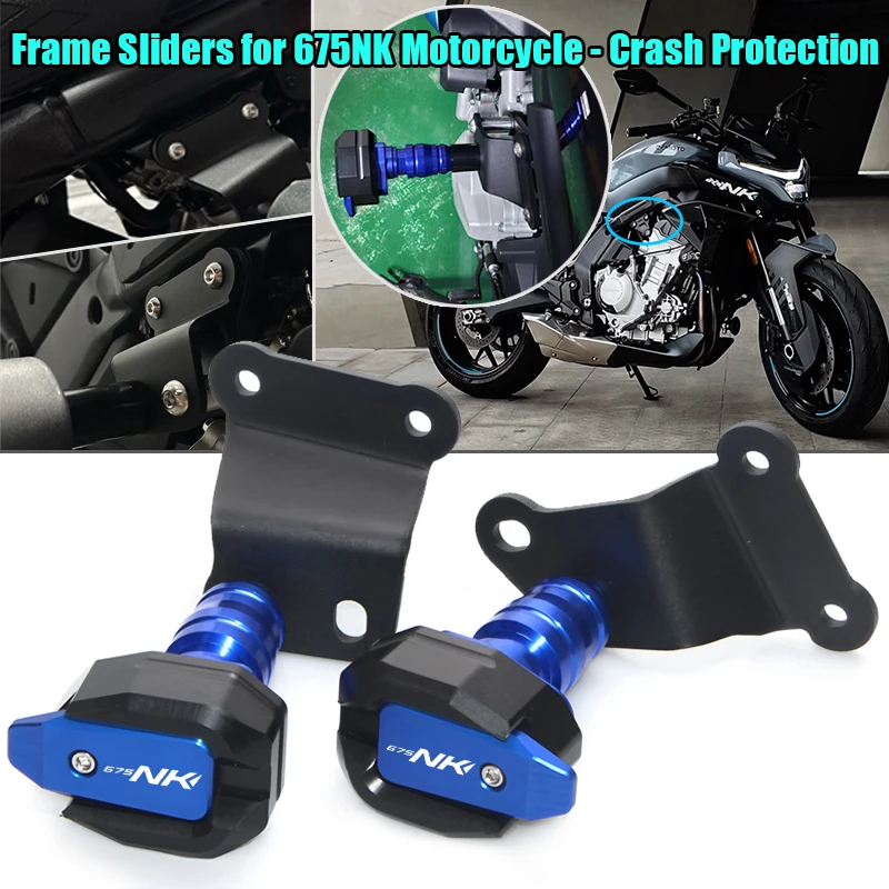 

Защита от столкновений для мотоцикла 675NK 675 NK, модификация, защита от падения шарика, защита двигателя от падения, слайдер, стержень против падения