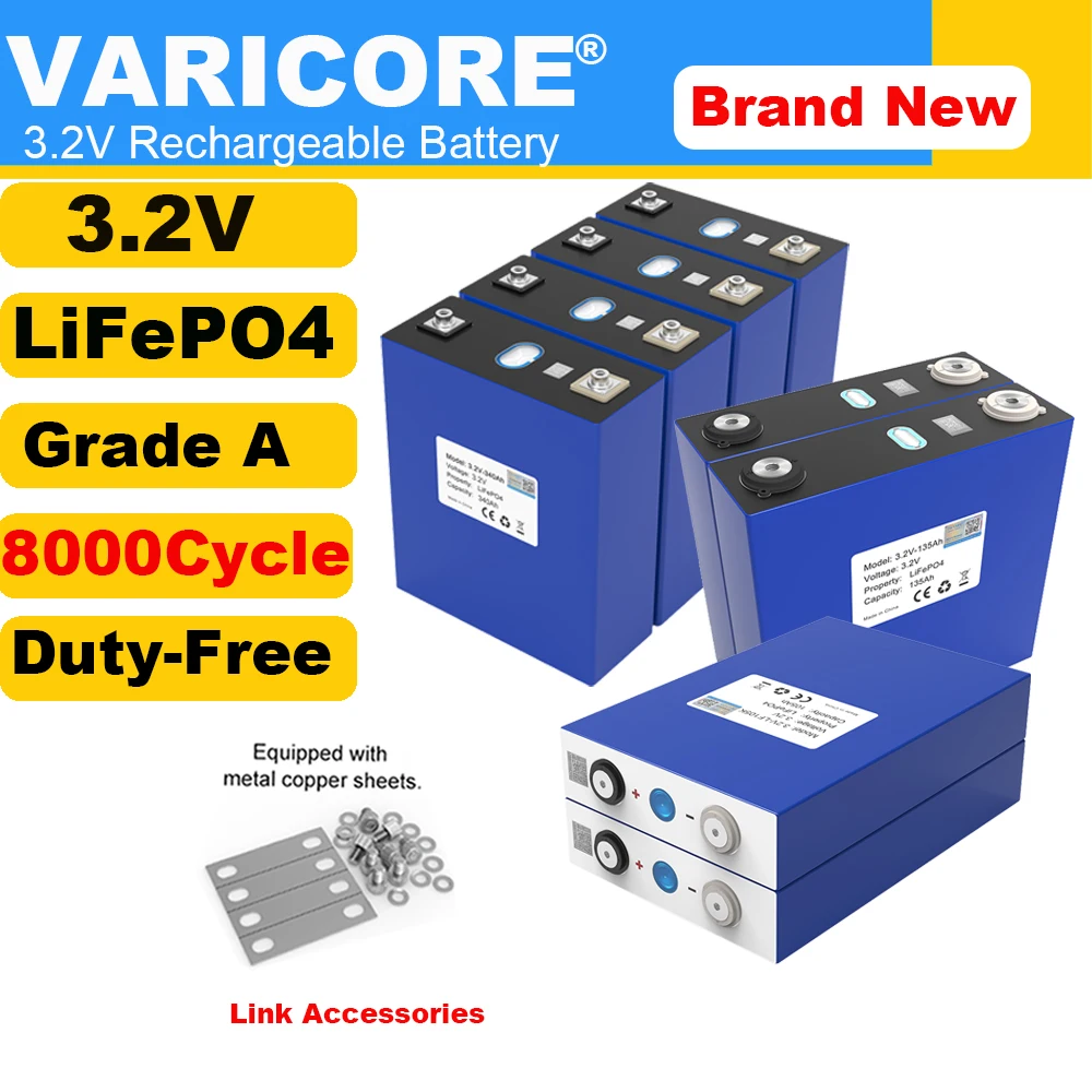 4Pcs 3.2V 340Ah 320… - image