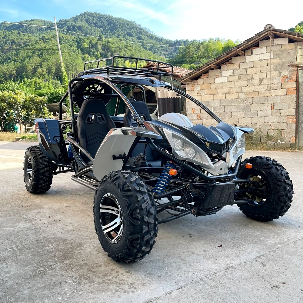 Combustible adultos 500cc Buggy 4x4 todoterreno Go Kart Pedal Go Kart todo terreno UTV bicicleta de deriva de playa para aventuras al aire libre de arena