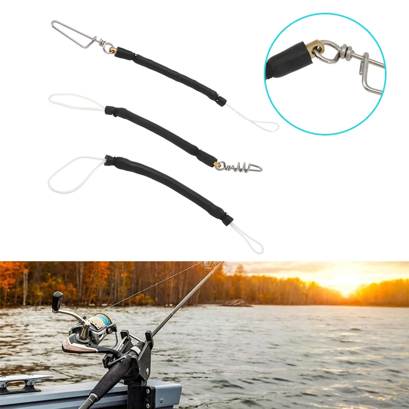 Fishing Float Line Diving Fish Gun Latex Tubing Spearfishing Shock Cord Speargun Buffer with Snap Fishing Tool