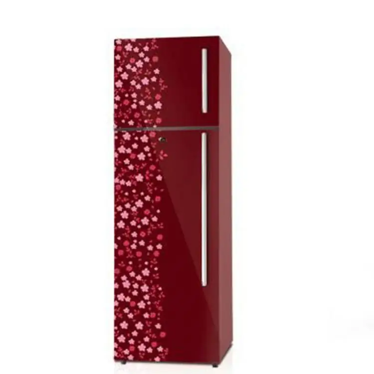 302L Best Price R134a Mechanical Control Defrost Glass Door Refrigerator