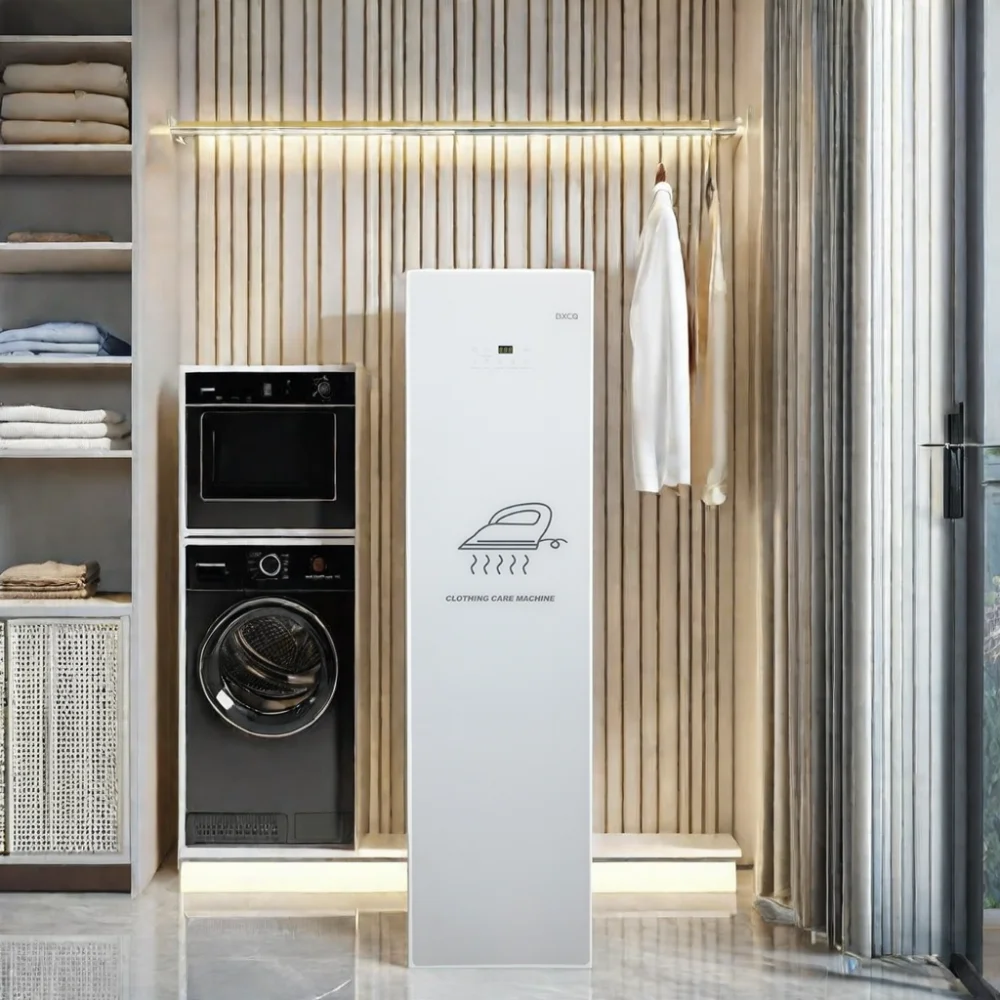 

New Automatic Electronic Clothes Dryer Industrial Spin Dryer With Ironing Machine For Indoor Outdoor Use Electric Power Source