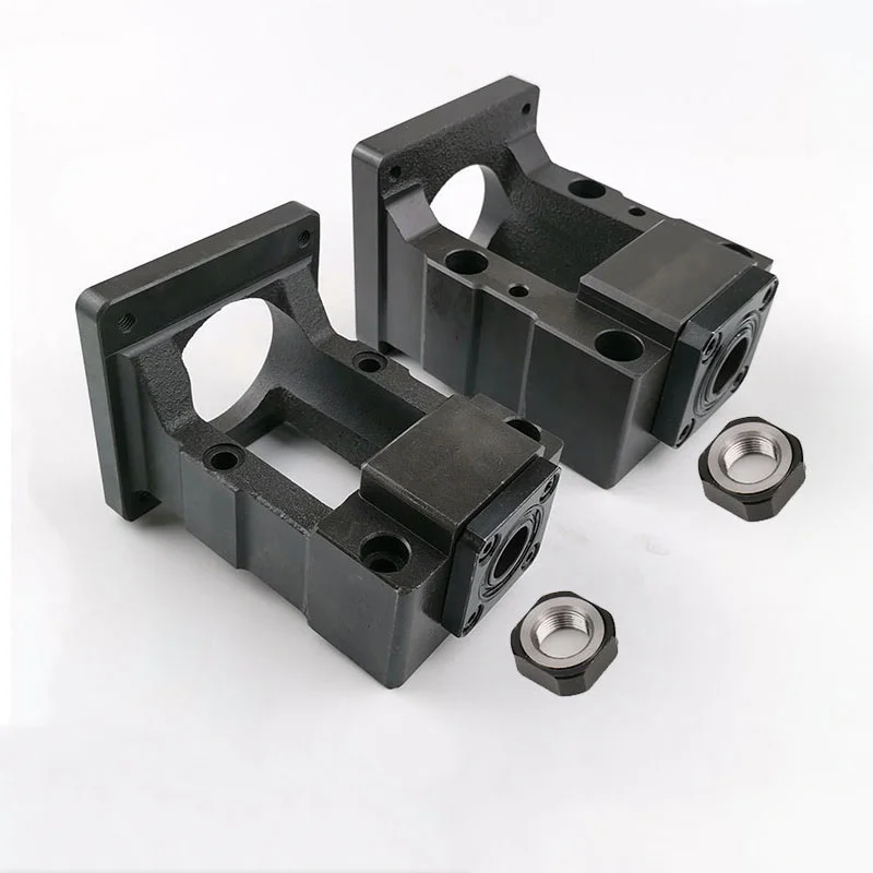 HM12-57 HM12-60 Stepping Servo Motor Seat Screw Support Bearing, Fixed Integrated Bracket For NEMA 23 NEMA 24