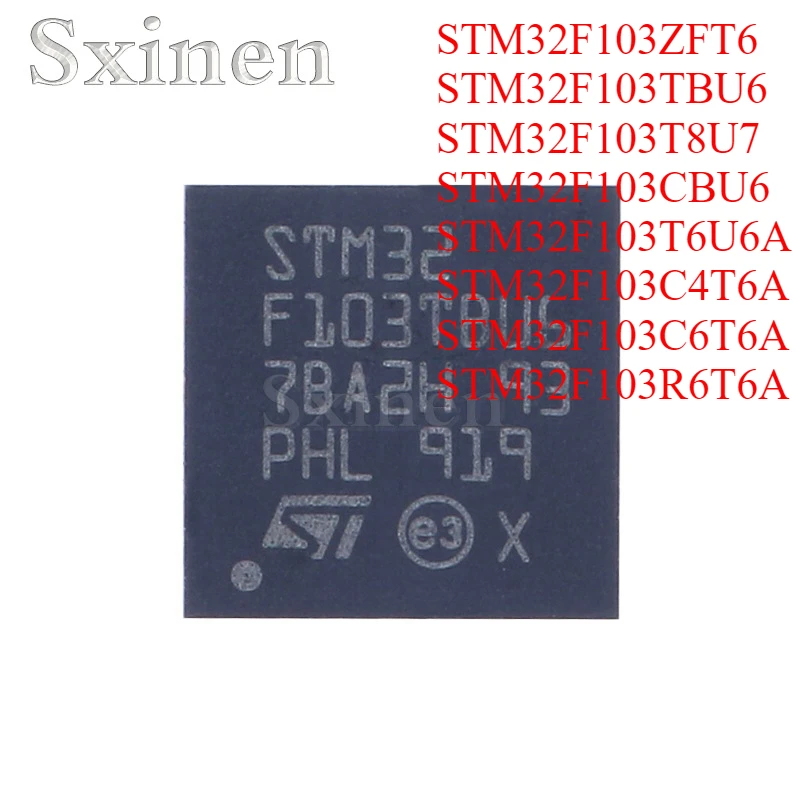 10PCS/LOT STM32F103ZFT6  STM32F103TBU6  STM32F103T8U7  STM32F103CBU6  STM32F103T6U6A  STM32F103C4T6A  STM32F103C6T6A  STM32F103