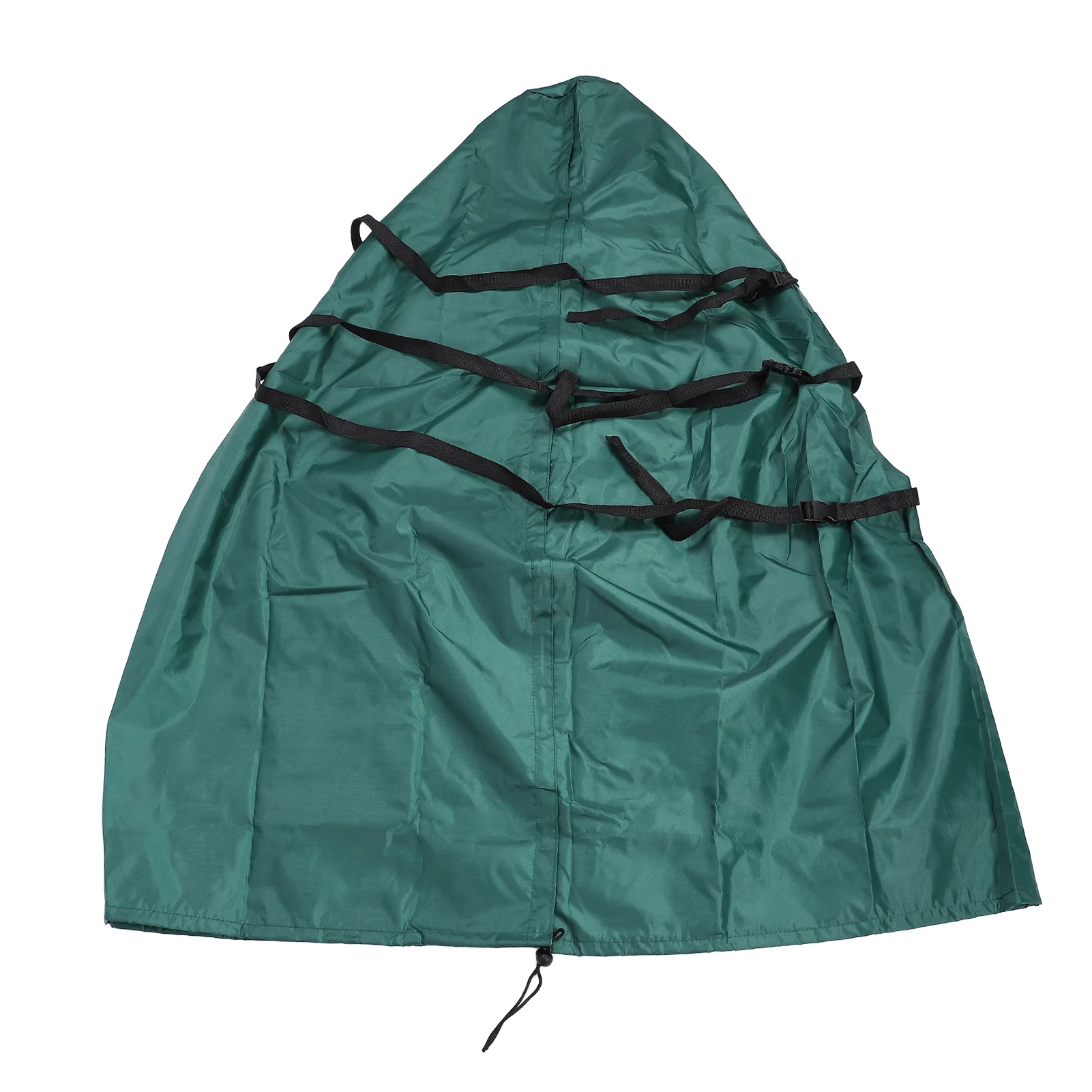 

Xmas Tree Storage Bag 420D Cloth Windproof Rainproof Sunscreen Outdoor Upright Artificial Tree Dust Cover for Wreath Decorations