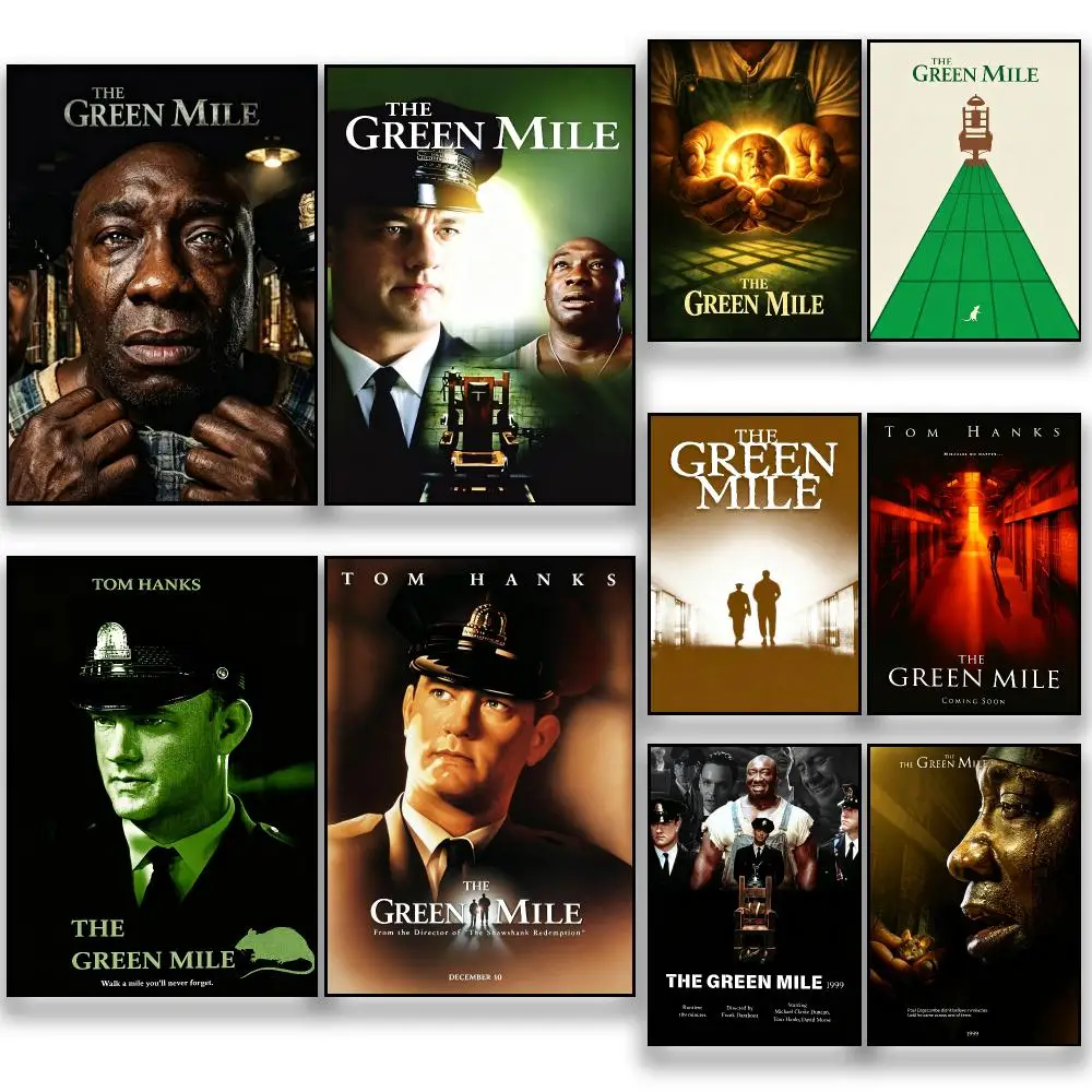 Film-Epic Supernatural Prison Drama The Green Mile Poster HD Removable Wall Art Gift Bedroom Lounge Dorm Office Gaming Cafe Bars