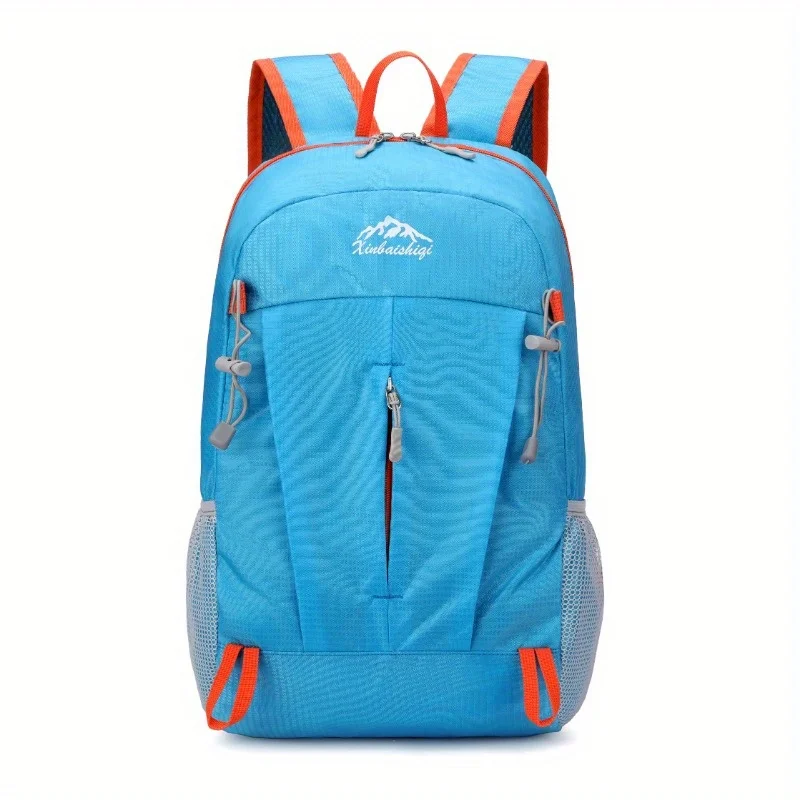 حقيبة ظهر محمولة قابلة للطي حقيبة تسلق الجبال قابلة للطي خفيفة الوزن للتسلق في الهواء الطلق وركوب الدراجات حقيبة سفر للمشي لمسافات طويلة Daypack