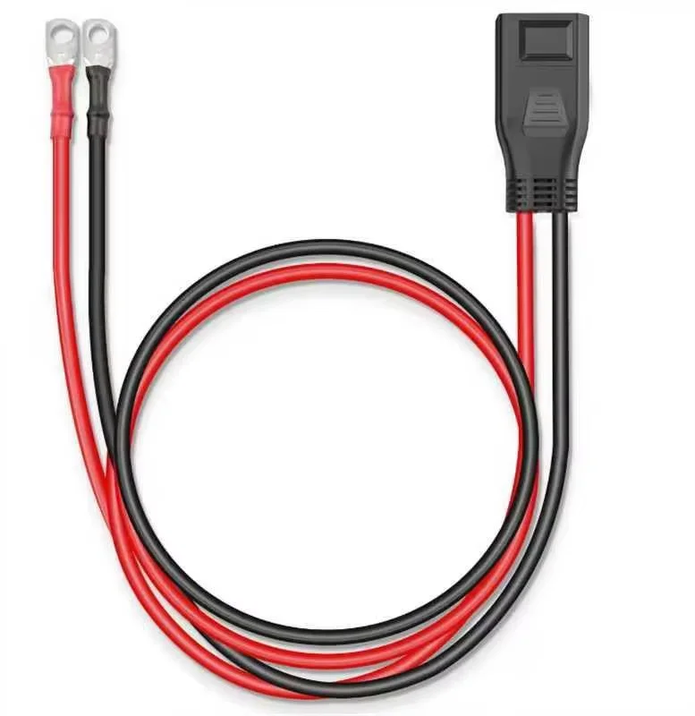 Ecoflow additional battery cable XT150 to O-ring 50A 8AWG 1M