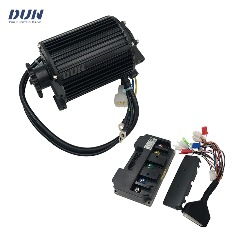 

QS 90 1 кВт 48-84 В PMSM 72 В 55 кмч двигатель среднего привода с контроллером Fardriver ND72260