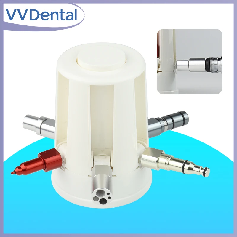 

VVDental Dental Portable Handpiece Care Spray Lubricant Oil Maintenance Universal 5 Nozzles for Standard Spray Dentistry Tool
