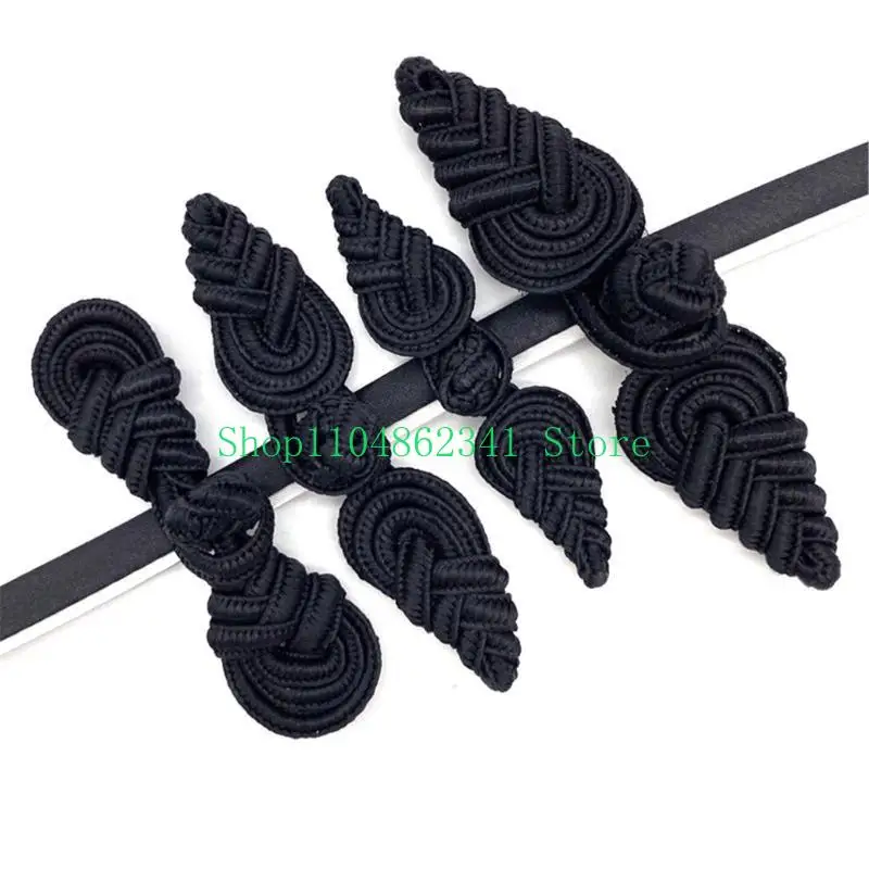 5asd Handmade Costume Button Sewing on Closure Pipa Knot Buckle Cheongsam Accessories