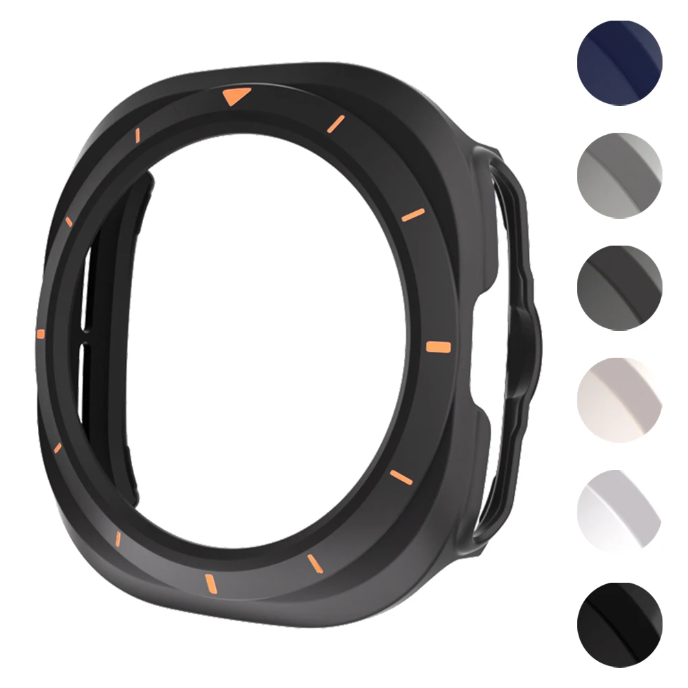 Schutzhülle für Samsung Galaxy Watch 7 Ultra 47mm ohne Bildschirm Film Hard PC-Abdeckung für Galaxy Watch 7 Ultra Stoßstange Zubehör