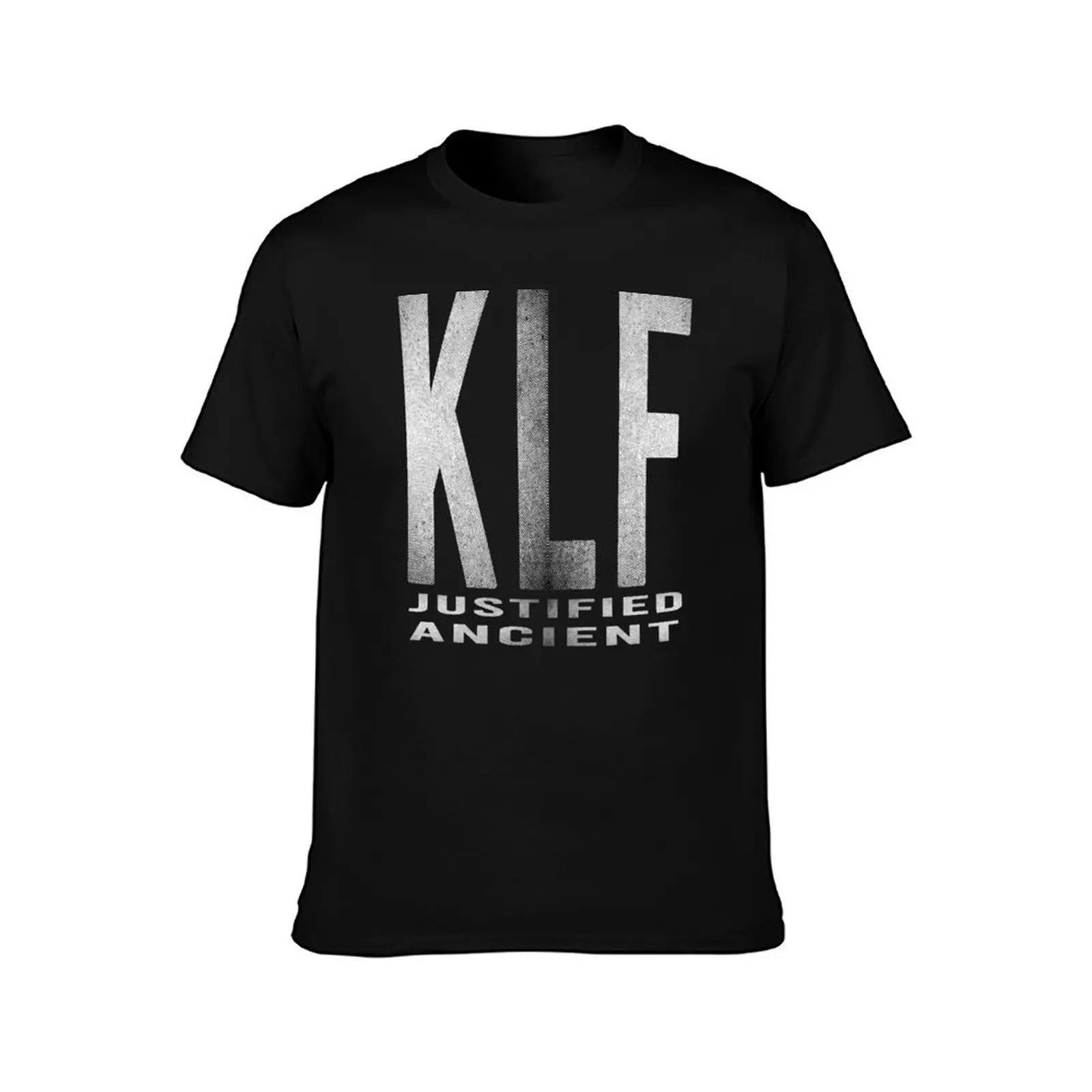 قميص تي شيرت رجل قديم للرجل KLF قطن تي شيرت رجالي تي شيرت مبرر من القطن وتي شيرت مصمم