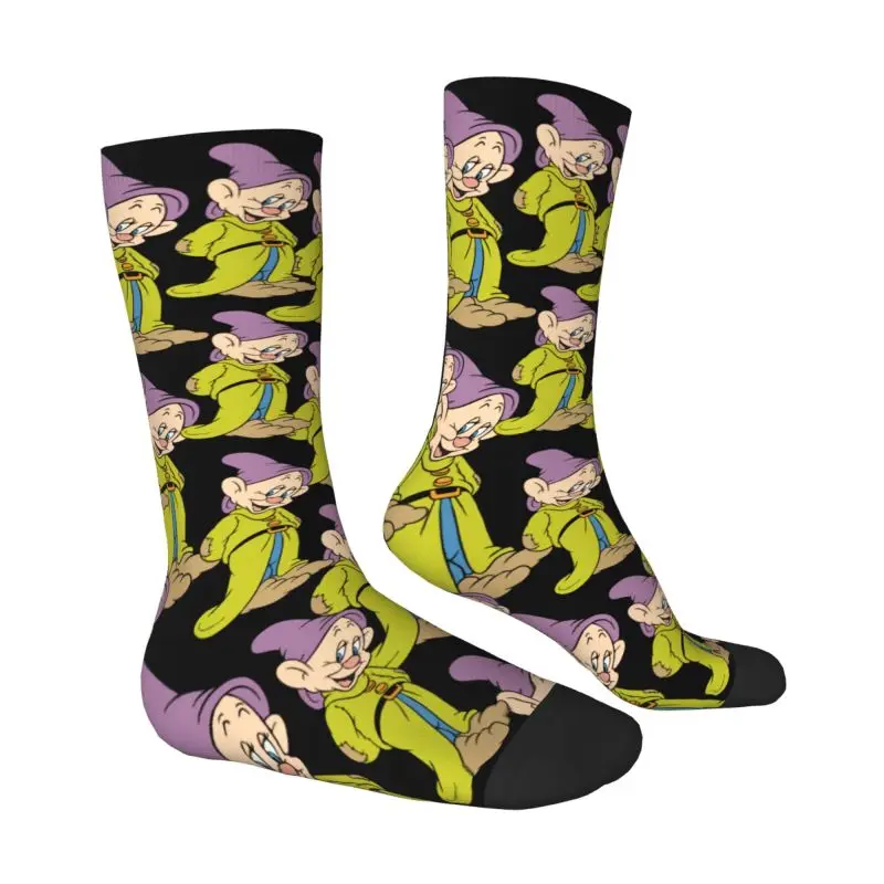 Custom Funny Printing Snow White And The Seven Dwarfs Socks for Men Women Stretch Summer Autumn Winter Film Crew Socks