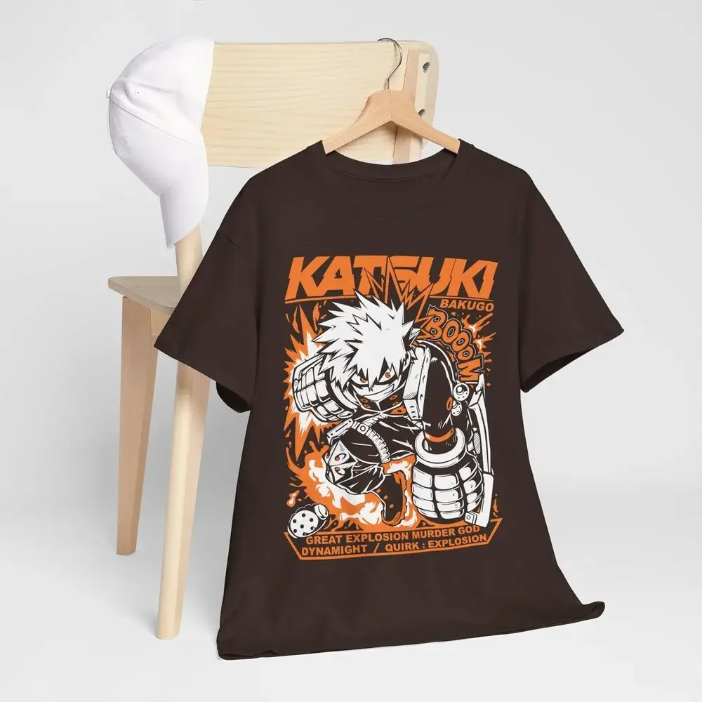 My Hero Shirt Bakugo Katsuki T-Shirt Academia MHA Anime Girl Gift Shirt Tee