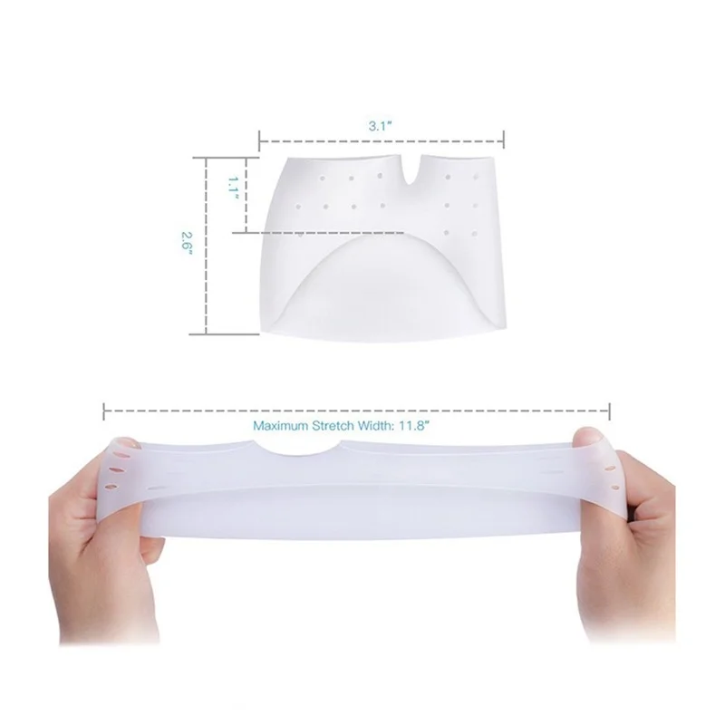 1 par meninas mulheres barriga ballet meia sapatos divididos sola macia pata dança pés proteção toe almofada bem pés pé