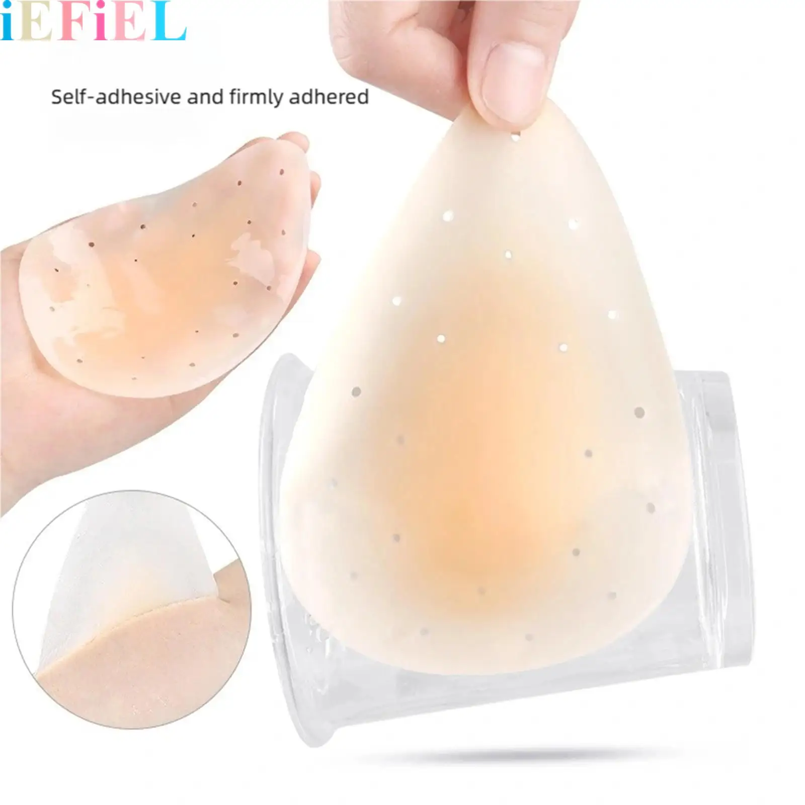 

Women Silicone Chest Covers Teardrop-Shaped Lifting And Uplifting Invisible And Seamless Thin-Style Nipple Covers for Weddings