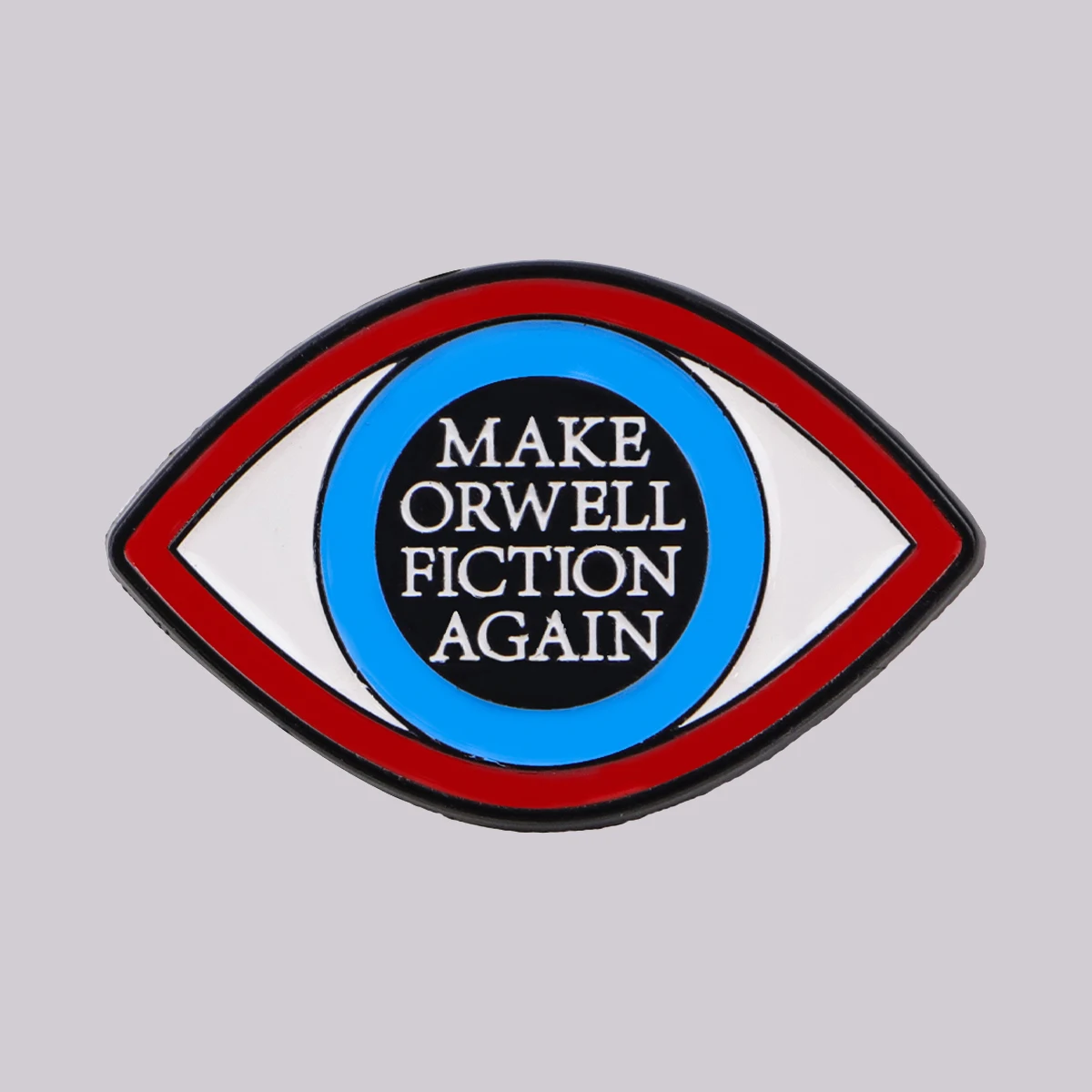 1984 كتاب المينا دبوس التلبيب دبابيس لحقائب الظهر العين إقتباس دبابيس للنساء مجوهرات الأزياء اكسسوارات الأصدقاء هدية