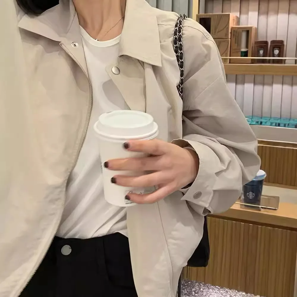 

Длинные куртки женские дизайнерские с эластичным подолом, однобортные, элегантные, твидовые, двусторонние, коричневые, для рыбалки на открытом воздухе, с текстурой, высокого класса