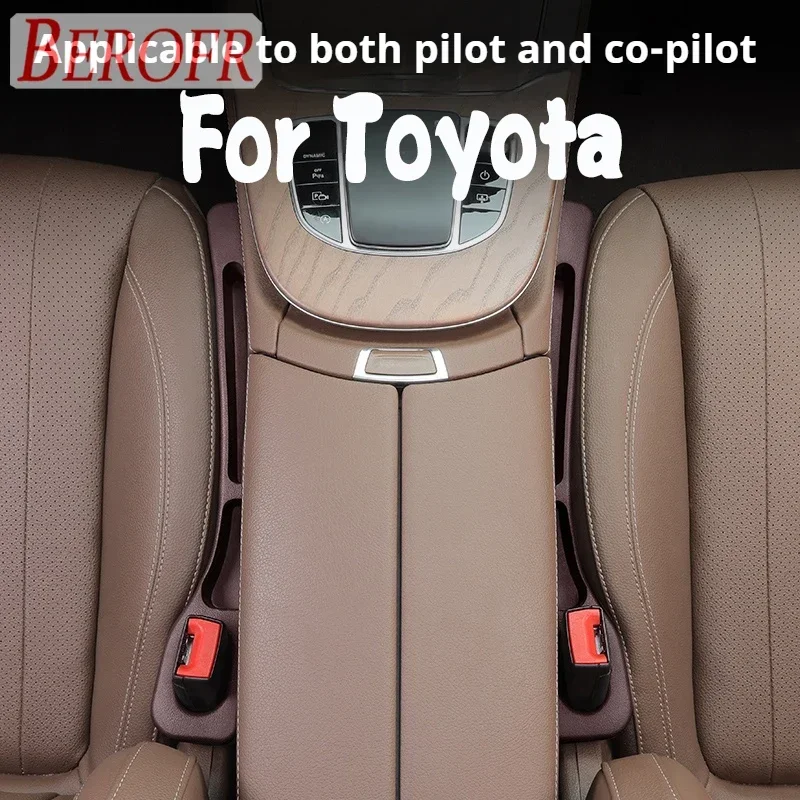 Tira de enchufe de costura lateral de relleno de espacio de asiento de coche con tira de relleno a prueba de fugas de ranura para Toyota 	 Coche RAV4 Camry 40 Corolla Prius C-HR