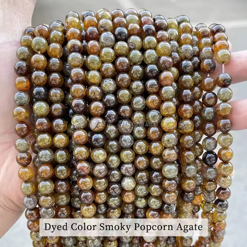 Natural Stone Golden Obsidian Bead Irisation Round Loose Spacer 4 6 8 10 12mm For Jewelry Making Diy Bracelet Necklace Accessory - Image 44