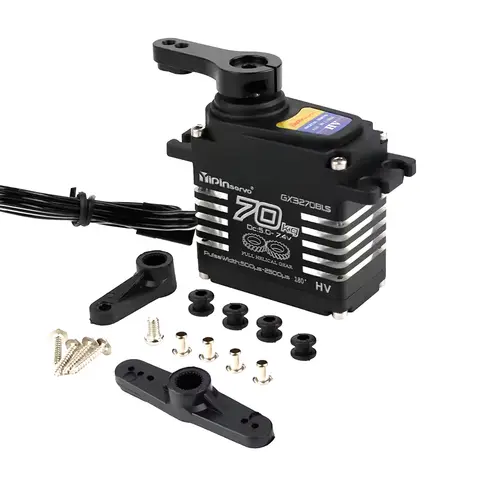 70KG 60KG 55KG Brushless Servos Magnetic Induct 8.4V Steel Helical Gear Servos Motor 25T Metal Servo Arm For 1/8 1/10 RC Car