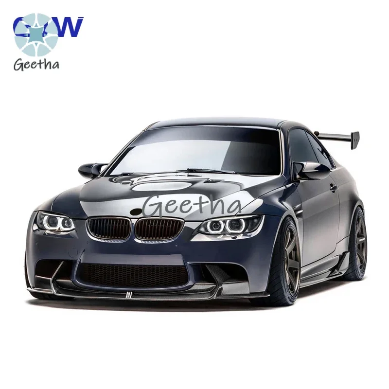 

For BMW E92 M3 Upgraded Carbon Fiber Front Bumper Lip Special High-quality Carbon Fiber Front Lip Front Bumper Bumper 09-13