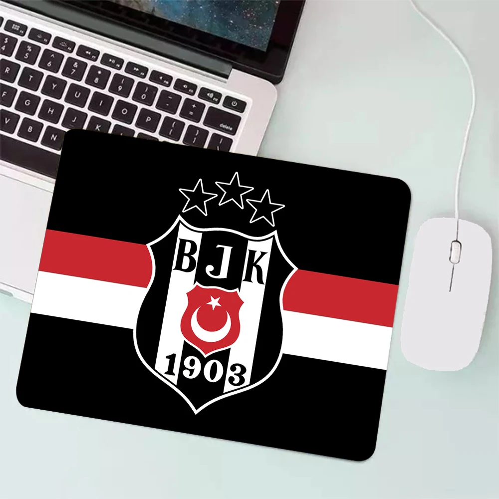 Turkey Besiktas Small Gaming Mouse Pad PC Gamer Keyboard Mousepad XXL Computer Office Mouse Mat Laptop Anime Mause pad Desk Mat