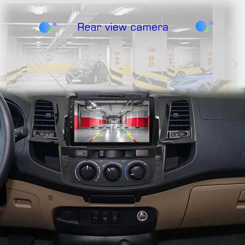 Android 10 Car Radio Multimedia Player, Auto Carplay, Navegação GPS, DSP, BT, RDS, Toyota Fortuner, Hilux, Revo, Vivo, 2007-2015, 2Din