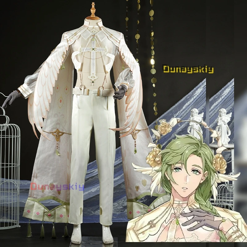 Anime Game Nu: Carnival Olivine Angel Cosplay Costume The Distant Wish In The Tower Role-playing Clothes Unisex Outfit