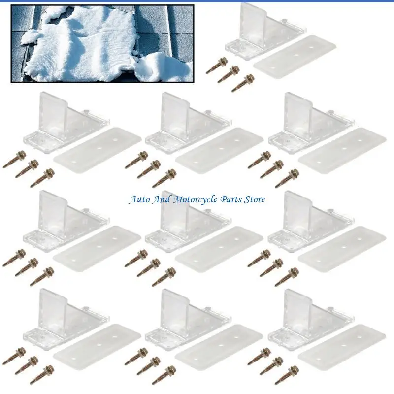 P9FD Gutter Guard Snow Protectors With Seal Technology&Easy Installation Screws 10pcs