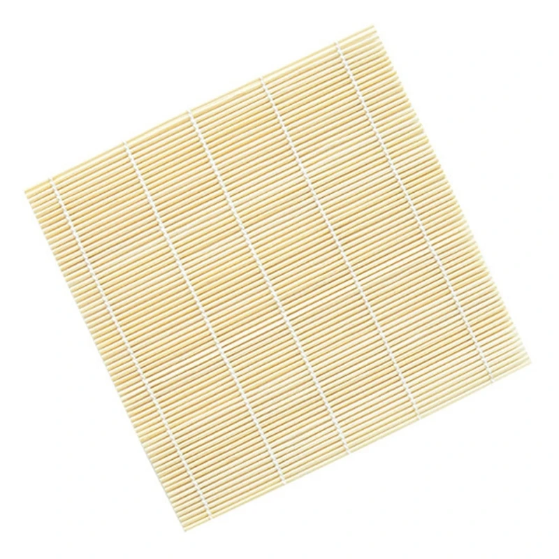 Kitchen Sushi Mat Natural Bamboo Sushi Making Rolling Mats Durable For Beginner