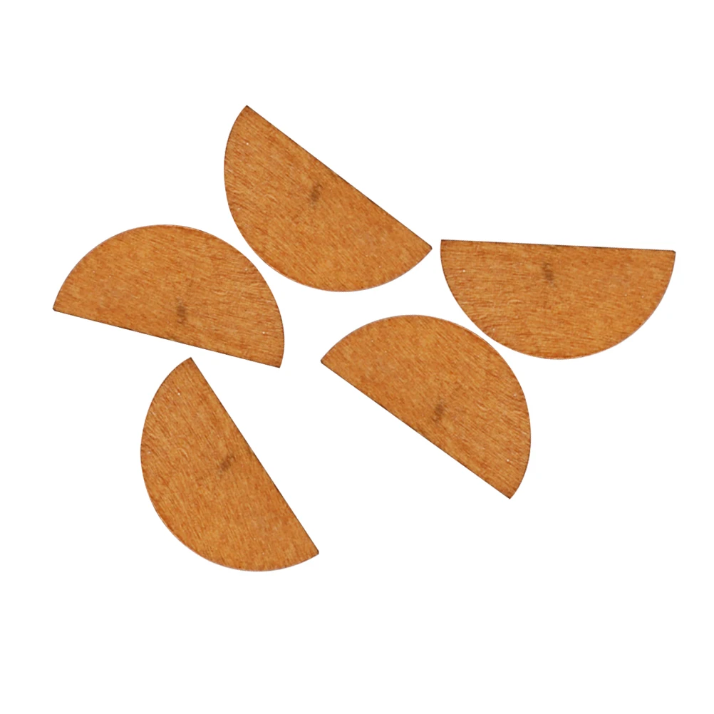 

1Set Unfinished Wooden Earring Pendant DIY Jewelry Making Tools Semicircle Design Ecofriendly Material Handmade Random Color