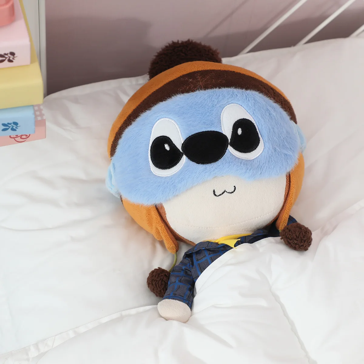 ディズニーステッチかわいい漫画スリーピングアイマスクビューティーアイマスク、旅行ポータブルアイマスク