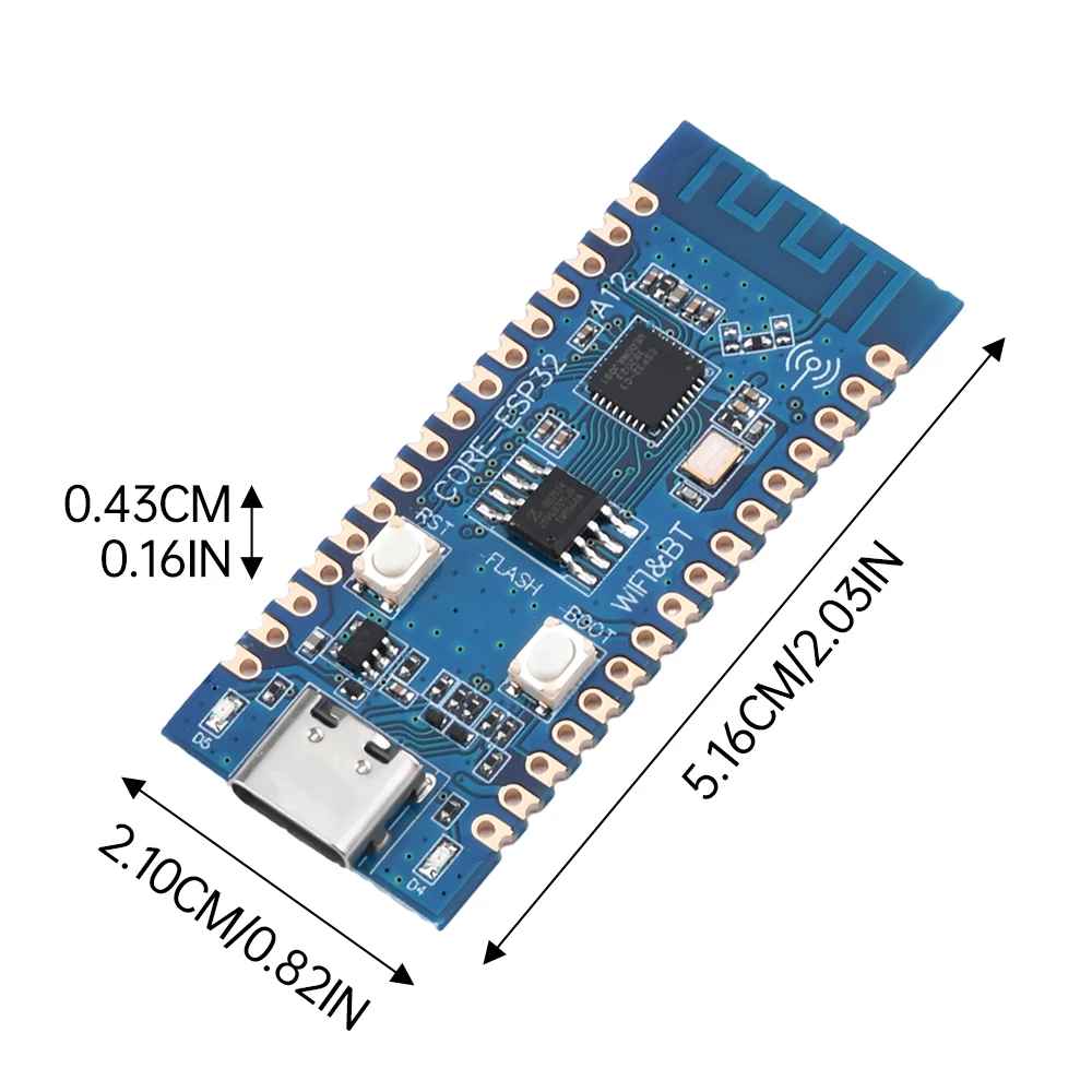 ESP32 Development Board ESP32 C3 LCD CORE Board Onboard 2.4G Antenna 32Pin for Verifying ESP32C3 Chip Function for Arduino Mic