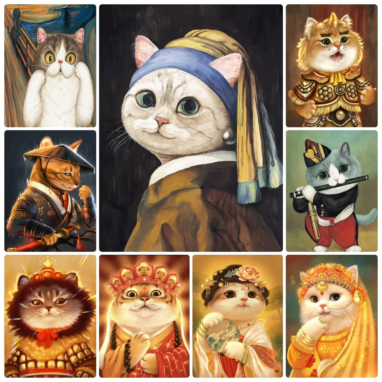 

Jigsaw Puzzles for Adults -Abstract Animal Cat - Jigsaw Puzzle Home Decor Adults Puzzle Games Family Fun Puzzles